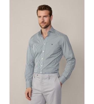 Hackett London Camisa Ess Bengal Stripe verde