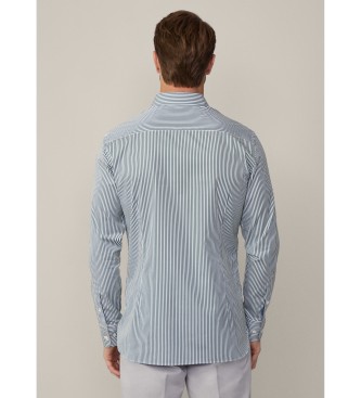 Hackett London Ess Bengal Stripe grnes Hemd