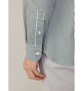 Hackett London Ess Bengal Stripe grnes Hemd