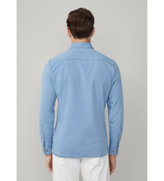 Hackett London Essential Denim Shirt blue