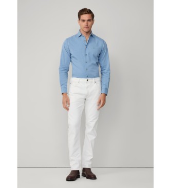 Hackett London Essential Denim Shirt blue