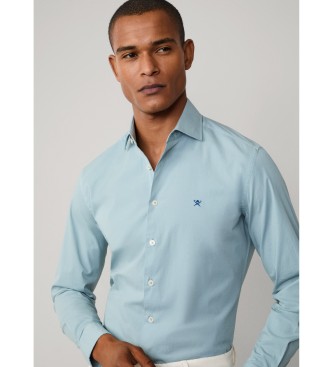 Hackett London Camisa ESS GMD Poplin azul