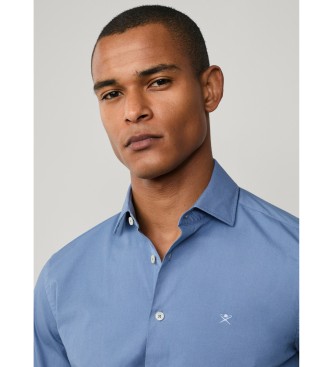 Hackett London Camisa ESS GMD Poplin azul