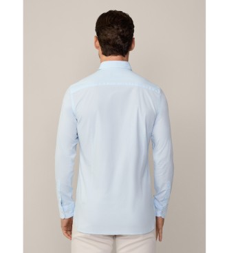 Hackett London Chemise Ess Gmt Dye Stret Pop bleu