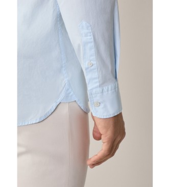 Hackett London Chemise Ess Gmt Dye Stret Pop bleu