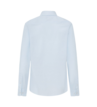 Hackett London Chemise Ess Gmt Dye Stret Pop bleu