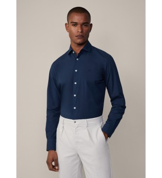 Hackett London Camisa Stret Pop marino