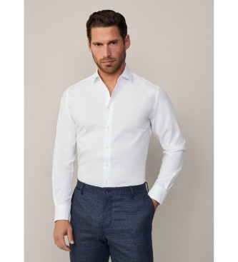 Hackett London Wit geverfd overhemd