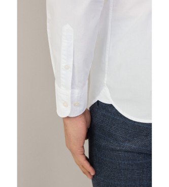 Hackett London Wit geverfd overhemd