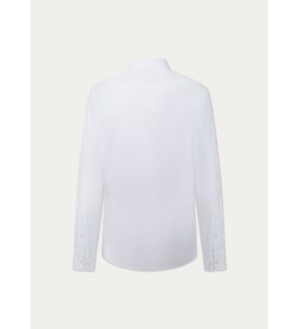 Hackett London Wit geverfd overhemd