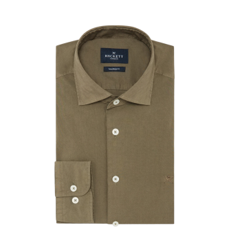 Hackett London Camisa Ess Gmt Dye Stret Pop verde