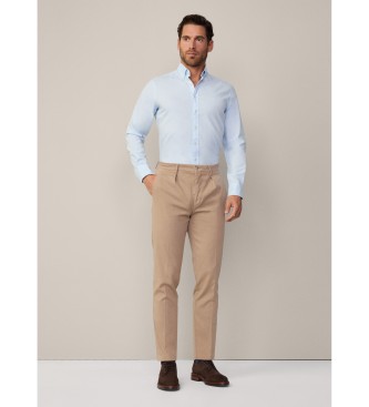 Hackett London Ess Gmt farvet Oxford-skjorte bl