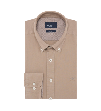 Hackett London Camisa Ess Gmt Dyed Oxford beige