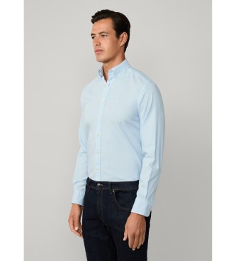 Hackett London Camisa Oxford azul 