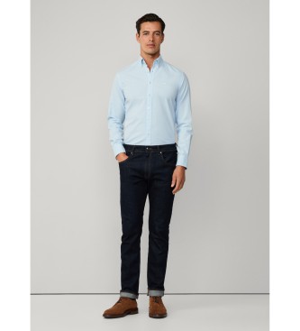 Hackett London Camisa Oxford azul 