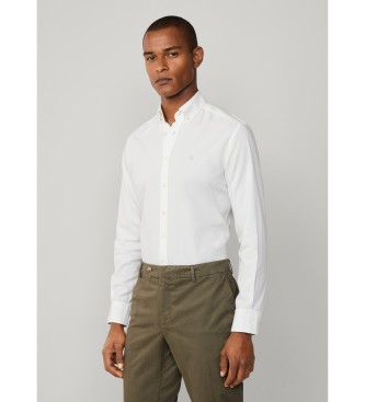 Hackett London Wei gefrbtes Oxford-Hemd