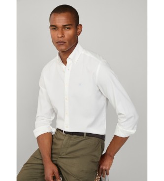 Hackett London Wei gefrbtes Oxford-Hemd