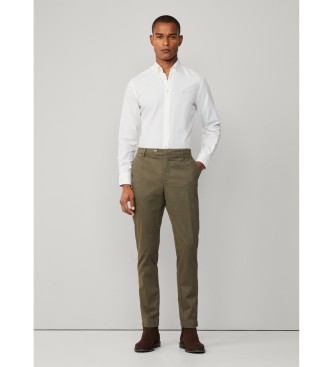 Hackett London Wei gefrbtes Oxford-Hemd
