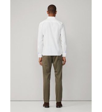Hackett London Wei gefrbtes Oxford-Hemd