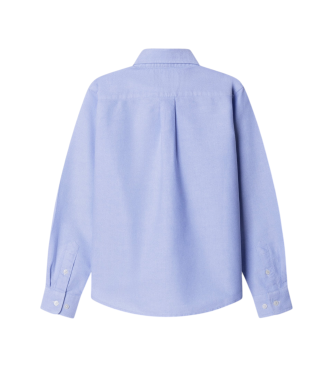 Hackett London ESS Chemise Oxford bleue
