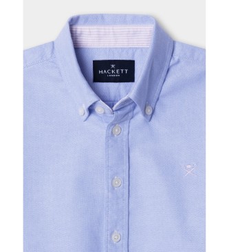 Hackett London ESS Chemise Oxford bleue