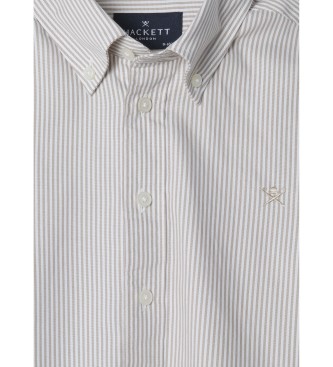 Hackett London Camisa Oxford beige