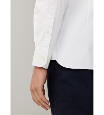 Hackett London Popeline Stretch-Popeline-Hemd Tailored Fit Wei�