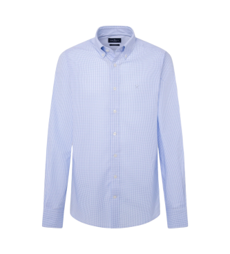 Hackett London Niebieska koszula Essential Gingham