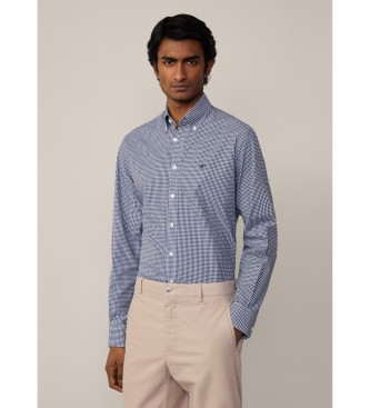 Hackett London Essential Gingham Hemd navy