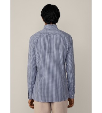 Hackett London Camicia a quadretti blu scuro essenziale