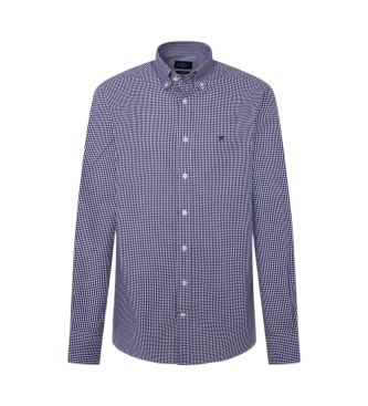 Hackett London Essential Gingham-skjorta marinbl