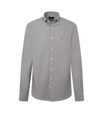 Hackett London Camicia a quadretti verde essenziale