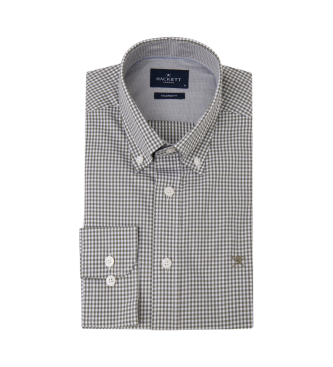 Hackett London Camisa essencial em xadrez verde