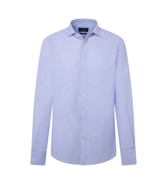 Hackett London Essential Texture Shirt blue