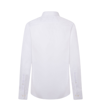 Hackett London Camisa Essential Texture blanco