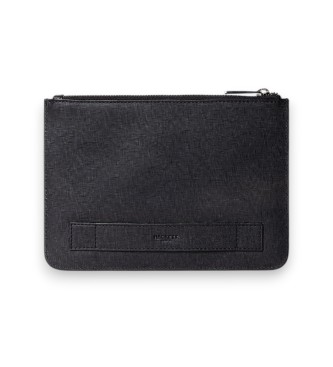 Hackett London Black multi-purpose leather bag