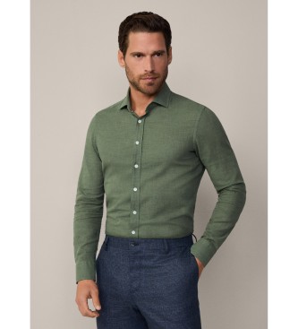 Hackett London Camicia Etemine Verde