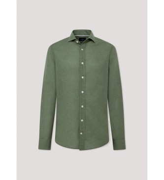 Hackett London Etemine grn skjorte