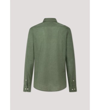 Hackett London Chemise verte Etemine