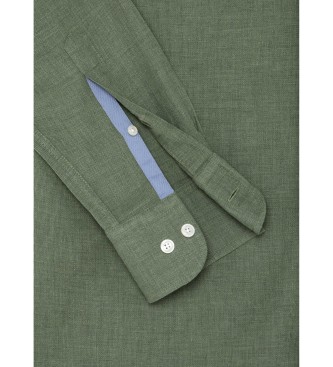 Hackett London Chemise verte Etemine