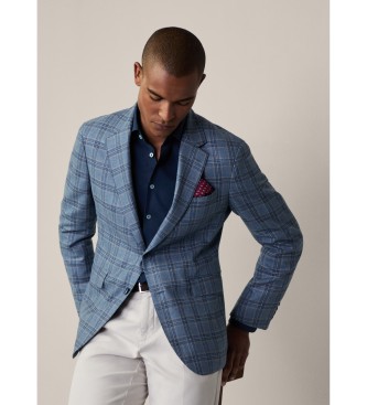 Hackett London Americana Fancy Check azul