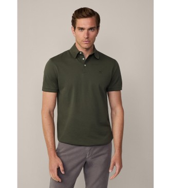 Hackett London Modna zielona koszulka polo