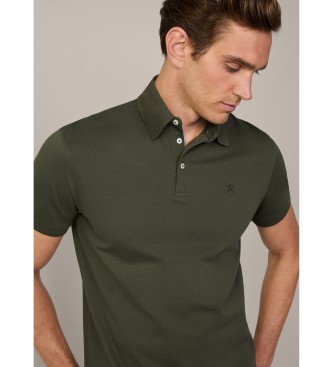 Hackett London Modisches grnes Poloshirt