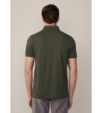 Hackett London Modieus groen poloshirt