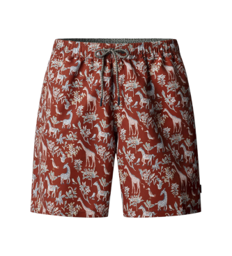 Hackett London Fauna swimsuit red