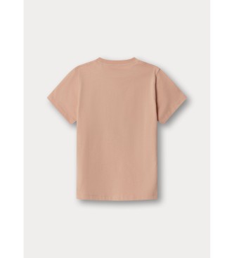 Hackett London Maglietta del Camper Festival color pesca