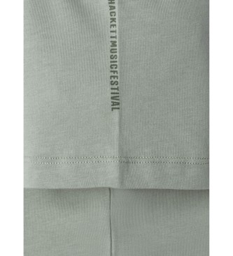 Hackett London Camiseta Festival verde