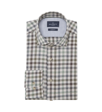 Hackett London Gingham flanellen overhemd groen