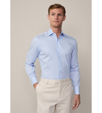 Hackett London Bengaals formeel overhemd blauw