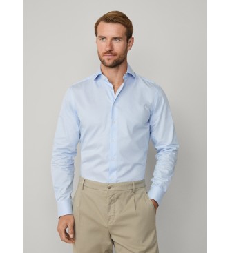 Hackett London Bengalisches Formalhemd blau